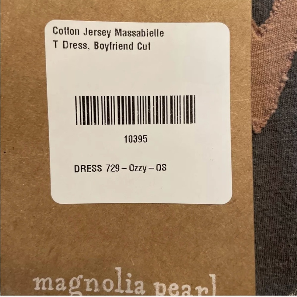NWT Magnolia Pearl Jersey Massabielle boyfriend cut Pom,Love ,Heart Maxi T Dress - Picture 6 of 12